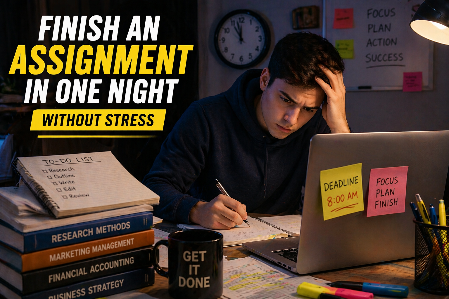 How to Finish an Assignment in One Night (Without Stress) - Academic ...